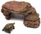 Aquarium HöHle SchildkröTen Terrasse WasserschildkröTen Insel Axolotl HöHle SchildkröTenhaus Reptil BäRtiger Drache Salamander Terrarium HöHle Zubehör