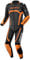 Bogotto Misano 2-Teiler Motorrad Lederkombi, schwarz/orange, 54
