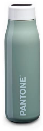 PANTONE™ - Borraccia Termica 500 ml in Acciaio Inox, con Display Touch Screen per Controllo Temperatura - Bottiglia Termica Ermetica e Borraccia Palestra, Travel e Lavoro, 24h Cold e 12h Hot, Grigio