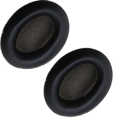 VGOL 1 paio di cuscinetti auricolari in pelle proteica parti di ricambio compatibili con cuffie Sennheiser GAME ONE/GAME ZERO/PC360/PC363D/PC373D nero