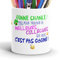 Pot à Crayons Humour Collègue Pas Gagné Idée Cadeau Original Amitié Message Drôle Stylo pour Départ en Retraite Mutation Travail Pot pour Ami Homme Femme. Noël Anniversaire Fête Souriez au Bureau