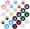 Tappi per joystick analogici in silicone per Nintendo Switch, 24 pezzi con motivo zampa di gatto e joystick Kawaii di ricambio (colore casuale)