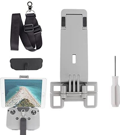 RC-N1 Fernbedienung-Tablet-Halterung für DJI Mini 3 Pro/Mavic 3/Air 2S/Mavic Air 2/Mini 2 Drohnen-Controller-Zubehör 7,9-11 Zoll erweiterte Smartphone-Klemmhalterung mit Schlüsselband