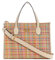 GUESS Femmes Silvana 2 Compartment Tote Transport, Sac à bandoulière, Pierre Multi, Taille Unique