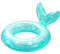 HeySplash Aufblasbarer Schwimmring, 1 Stück Schwimmreifen mit Meerjungschwanzes Form für Pool Strand, PVC Schwimm Ring für Kinder/Erwachsene mit einem Gewicht von 38-88 Lbs, Blau