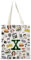 JTOUK Unisex-Erwachsene X-Files-Muster Tote EU, 13.78 inch x 14.96 inch, Large