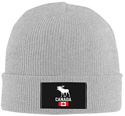 874 Beanie, Kanada-Elch-Kanada-Flagge Weiche Beanie Mütze Warme Mütze Unisex Für Outdoor Geschenke Sports