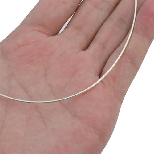 BEADIA 925 Sterling Silver Wire 1.2mm 0.5 Meters for Jewelry Making Findings
