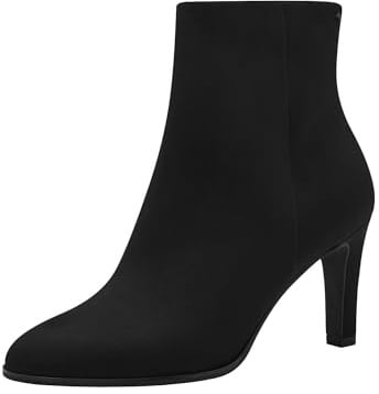 Tamaris Damen Absatzstiefelette Textil Trichterabsatz