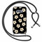 Foonary Handyband Hülle mit Band für Samsung S10e 5,8 Handyhülle, Aesthetic Design Kette Necklace Case mit Kordel zum Umhängen Silikon Schutzhülle Cover Schnur für Samsung Galaxy S10e, Blumen 2