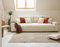 Lisa Design Pivoine - 3-sitzer Einzelsofa - Schlaffunktion und Bettkasten - - aus Cordstoff Beige