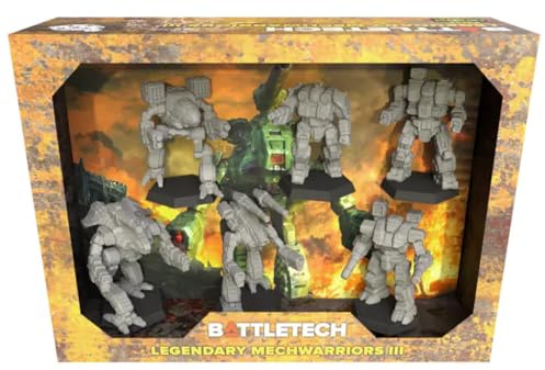 Catalyst Game Labs BattleTech | Miniatures | Legendary MechWarriors III ForcePack | Expansion | Miniature Game Ages 14+ | Spiel auf Englisch
