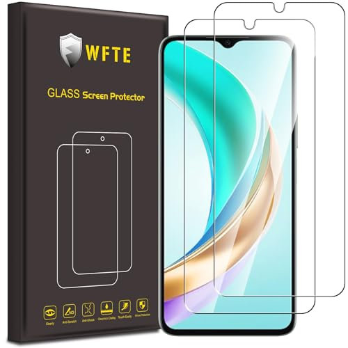 WFTE [2-Pack Screen Protector for Honor X6b,Anti-Scratch,High Transparency,Anti-fingerprint,Bubble-Free,Dust-Free Premium Screen Protector Tempered Glass For Honor X6b