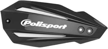 POLISPORT 8308500059 Bullit Hand Protector Rieju MR 300/250 21-25 Inch Compact, Ventilated and Versatile Protection with Dual Mounting System, Colour Black