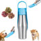 Borraccia per cani da passeggio per cani, borraccia termica per cani, borraccia per cani in acciaio inox 304 per portatile e gatti