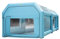 Cabine de peinture gonflable abri de voiture tente de cabine de peinture de voiture avec ventilateurs de système de filtre poste de travail de voiture abri Mobile chambre aérographe,Assurance sécurit