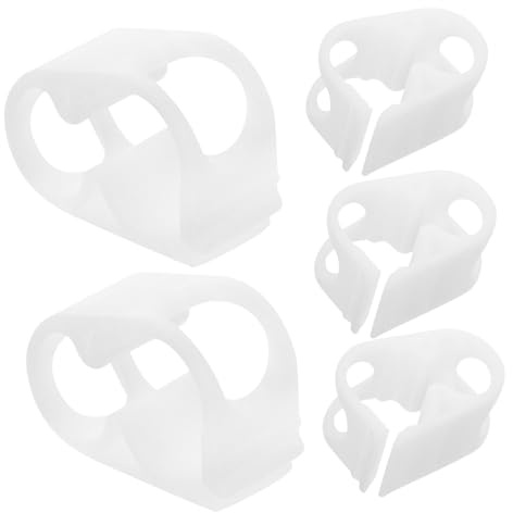 SOESFOUFU 5pcs Plastic Hose Clamp Adjustable Tube Clamp Flow Control Shut Off for Aquarium Water Stopper Regulators Clips