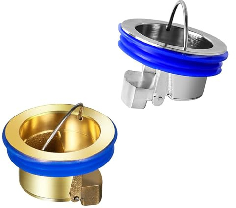Filtre de vidange d'eau à grande cylindrée pour cuisine et salle de bain - Anti-odeur - Noyau argenté