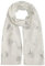 heekpek Seidentuch Damen mit Silber Blätter Muster Tuch Schal Damen Eleganter Schal für Frauen Seidenschal Weich und Leicht Halstuch für Frühling Sommer Herbst und Winter