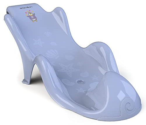 BABYLON asiento bañera bebe Aqua Grand hamaca bañera bebe silla bañera bebe adaptador bañera bebe púrpura