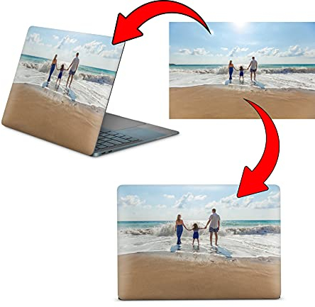 Skins4u Laptop Aufkleber individuell personalisiert mit Deinem Bild Netbook Skin bis 15 Zoll Schutzfolie selber gestalten im Konfigurator
