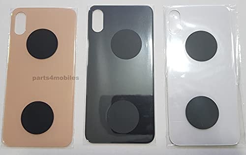 PARTS4DEVICE BATTERY BACK GLASS COMPATIBLE FOR IPHONE X, XS, XS MAX (FOR IPHONE XS MAX, Black)