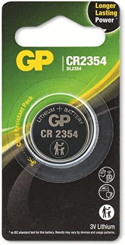 CR2354 - Set da 1 Pila | GP Lithium | Batteria al Litio a bottone CR 2354 da 3V - Lunga Durata