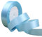 Himmelblau Satinband Dekoband Stoffband,20mm x 23m/Rolle Satinbänder Geschenkbänder Geschenkband Schleifenband Ribbon für Hochzeit,Valentinstag,Geburtstag Geschenke,DIY Handwerk,Sträuße Verpackung