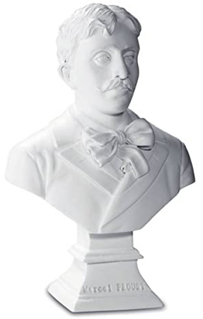 Isideco Büste französischer Schriftsteller Marcel Proust