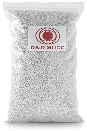 R&R SHOP – Mittelexpandierter Perlit, neutraler pH-Wert, ideal für Gartenarbeit, Keimung, Belüftung, Verbesserung des Pflanzenwachstums (3L)