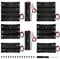 8 PCS 18650 Battery Holder Sets, KUOQIY 1/2/3/4 x 3.7V Battery Holder Case with Wire Leads, with Screwdrivers & Screws