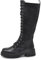 IF Fashion Scarpe Combat Anfibi Militari Stivali Alti da Donna Platform G691 Nero N.36