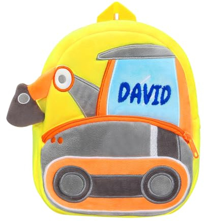 Generisch Personalisierte Kinder Rucksack, Gestickt Kinderrucksack, Kindergartenrucksack Kordsamt Rucksack Kleinkind Jungen Und Mädchen Rucksack Kita Mit Namen Für Kinder Von 1-4 Jahren