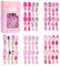 Press on Nails for Kids 120Pcs Children Acrylic Fake Nails Full Cover Artificial Nail Tips Kids Pre-glued Fake Nail Stickers for Girls Nails Art Decoration