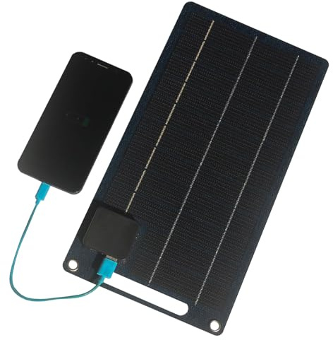 Panel Solar portátil – Power Bank 100 W Impermeable para teléfono en Bicicleta y montaña | Power Bank Impermeable para Viajes al Aire Camping Playa Senderismo