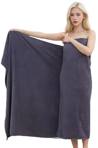 Neuytiky Badetuch Groß 100x200 cm XXL Mikrofaser Saunatuch Strandtuch Badehandtuch Weich Saugfähig Schnelltrocknend