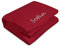 digital print Kuscheldecke mit Namen Sofia Bestickt - Farbe Rot - personalisierte Decke, Wolldecke