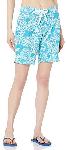 Kanu Surf Short de Bain pour Femme, Katya Aqua/Rose, 42