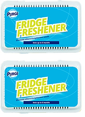 Fridge Freshener 2 Pack - Smelly Fridge Odour Eliminator/Deodoriser For Up To 6 Months