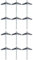 fixte Wing Spring Toggle mit Maschine Schraube für Gipskarton Hohl Wände & Türen 12 Stück
