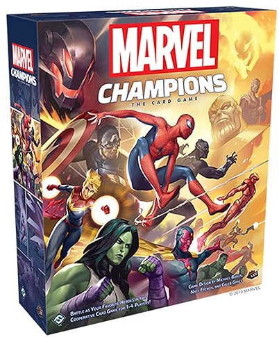 Fantasy Flight Games , Marvel Champions: Base Game, Card Game, Ages 14+, 1-4 Players, 45-90 Minute Playing Time