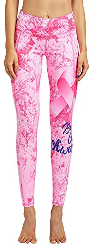 COOLOMG Legging de sport pour femme avec poches, opaque, pantalon de sport, pantalon de yoga, course, rose clair, S