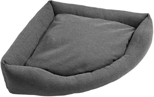 HUNTER Livingston gemütliches Hunde-Ecksofa, ideal für kleine Räume Farbe anthrazit, Größe S