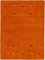 carpetfine Wollteppich Gabbeh Uni Orange 300x400 cm | Moderner Teppich für Wohn- und Schlafzimmer