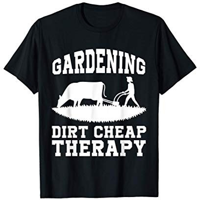 Jardinería Jardín Barato Terapia Jardinero Plantas Regalo Camiseta