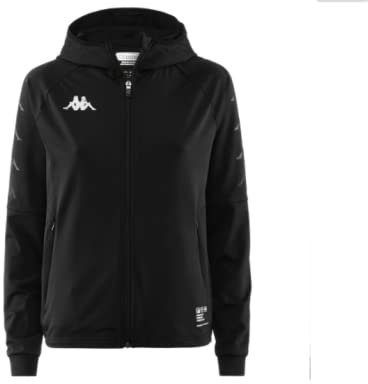 Kappa Kombat Bikey, Fleece Donna, Nero, S