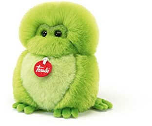 Trudi Fluffies 29204 Plüschtier Frosch 14 x 19 x 13 cm, Größe S, hochwertiges Stofftier mit extra Flauschigen Materialien, Plüschfigur mit Liebe zum Detail, waschbar, Kuscheltier für Kinder, Grün