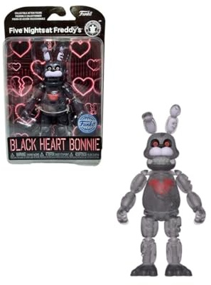 Funko Action Figure 5: Five Nights at Freddy's (FNAF) - Blackheart Bonnie The Rabbit - Five Nights at Freddy's - Sammlerstück - Geschenkidee - Offizielle Handelswaren - Für Jungen, Mädchen & Kinder