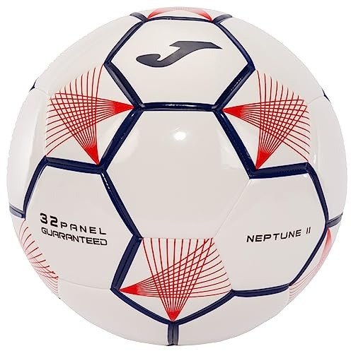 Joma Neptune II Basic Ball 400906206, Unisex Footballs, White, 5 EU