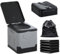 Mocoli Toilette Portable, WC Portable Toilette Camping Toilette Seche Pot de Chambre Adulte Unisexe Seau Hygiénique Materiel Camping avec 100 Sac Poubelle pour Camping en Plein Air Les Embouteillages